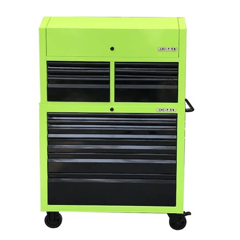 electric green tool box|green kobalt tool box.